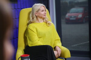 Audycja „Dzień dobry, to Ja! Rozmowy inne niż wszystkie w Radiu Kielce”. Magdalena Idzik / Fot. Wiktor Taszłow – Radio Kielce