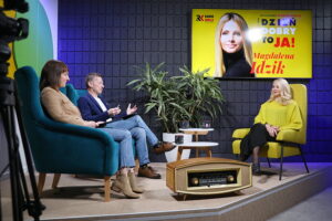Audycja „Dzień dobry, to Ja! Rozmowy inne niż wszystkie w Radiu Kielce”. Magdalena Idzik / Fot. Wiktor Taszłow – Radio Kielce