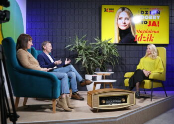 Audycja „Dzień dobry, to Ja! Rozmowy inne niż wszystkie w Radiu Kielce”. Magdalena Idzik / Fot. Wiktor Taszłow – Radio Kielce