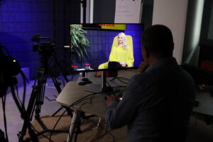 Audycja „Dzień dobry, to Ja! Rozmowy inne niż wszystkie w Radiu Kielce”. Magdalena Idzik / Fot. Wiktor Taszłow – Radio Kielce