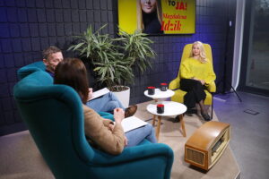 Audycja „Dzień dobry, to Ja! Rozmowy inne niż wszystkie w Radiu Kielce”. Magdalena Idzik / Fot. Wiktor Taszłow – Radio Kielce