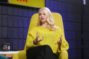 Audycja „Dzień dobry, to Ja! Rozmowy inne niż wszystkie w Radiu Kielce”. Magdalena Idzik / Fot. Wiktor Taszłow – Radio Kielce