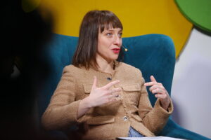 Audycja „Dzień dobry, to Ja! Rozmowy inne niż wszystkie w Radiu Kielce”. Magdalena Idzik / Fot. Wiktor Taszłow – Radio Kielce