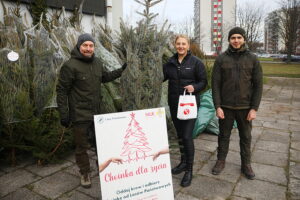 17.12.2025. Kielce. Akcja „Choinka dla życia” / Fot. Wiktor Taszłow - Radio Kielce