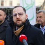 17.12.2025. Kielce. Konferencja radnych Koalicji Obywatelskiej / Fot. Wiktor Taszłow - Radio Kielce