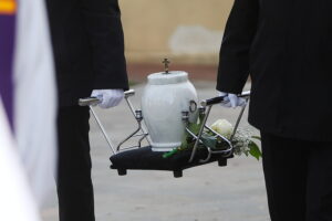 17.12.2025. Kielce. Ostatnie pożegnanie profesora Jacka Semaniaka / Fot. Wiktor Taszłow - Radio Kielce