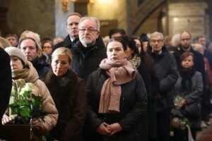 17.12.2025. Kielce. Ostatnie pożegnanie profesora Jacka Semaniaka / Fot. Wiktor Taszłow - Radio Kielce