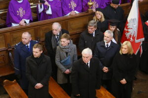 17.12.2025. Kielce. Ostatnie pożegnanie profesora Jacka Semaniaka / Fot. Wiktor Taszłow - Radio Kielce