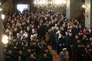 17.12.2025. Kielce. Ostatnie pożegnanie profesora Jacka Semaniaka / Fot. Wiktor Taszłow - Radio Kielce