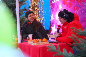 Święta w filmowym kadrze - Radio Kielce 18.12.2025 Kielce. Studio Radia Kielce na Rynku / Fot. Wiktor Taszłow - Radio Kielce