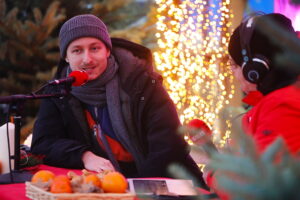 Święta w filmowym kadrze - Radio Kielce 18.12.2025 Kielce. Studio Radia Kielce na Rynku / Fot. Wiktor Taszłow - Radio Kielce