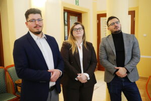 19.12.2025. Kielce. Konferencja prezydentki Kielc / Fot. Wiktor Taszłow - Radio Kielce