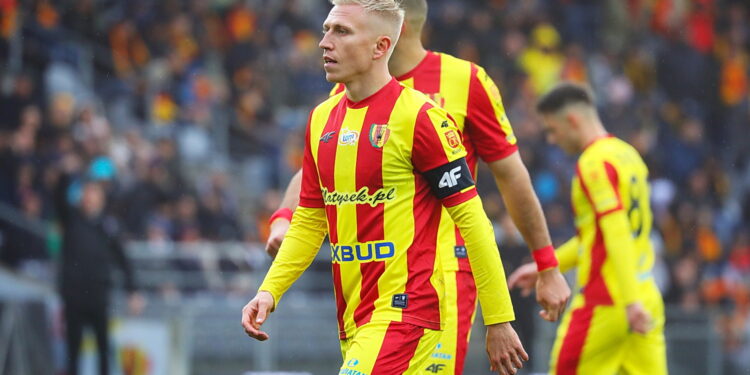 Na zdjęciu: Dawid Błanik - Korona Kielce / Fot. Wiktor Taszłow - Radio Kielce