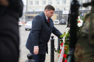 27.12.2025. Kielce. Uroczyste obchody 107. rocznicy wybuchu powstania wielkopolskiego / Fot. Wiktor Taszłow - Radio Kielce