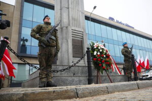 27.12.2025. Kielce. Uroczyste obchody 107. rocznicy wybuchu powstania wielkopolskiego / Fot. Wiktor Taszłow - Radio Kielce