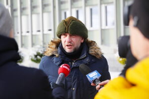 31.12.2025. Kielce. Protest rolników / Fot. Wiktor Taszłow - Radio Kielce