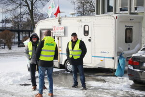 31.12.2025. Kielce. Protest rolników / Fot. Wiktor Taszłow - Radio Kielce