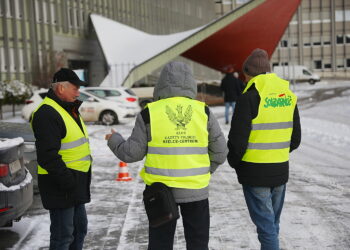 31.12.2025. Kielce. Protest rolników / Fot. Wiktor Taszłow - Radio Kielce