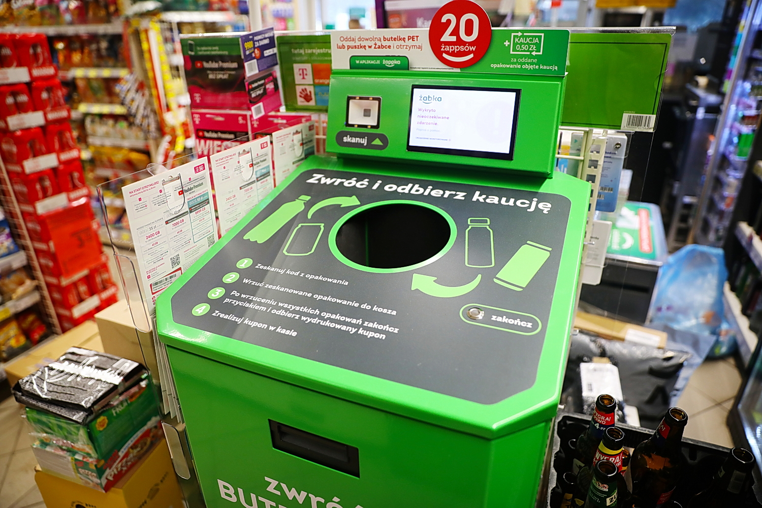 System kaucyjny działa, ale z wadami