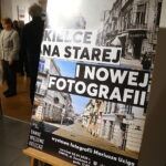 08.01.2025. Kielce. Wernisaż wystawy fotografii Mariusza Uciga " Kielce na starej i nowej fotografii" / Fot. Wiktor Taszłow - Radio Kielce