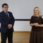 08.01.2025. Kielce. Wernisaż wystawy fotografii Mariusza Uciga " Kielce na starej i nowej fotografii" / Fot. Wiktor Taszłow - Radio Kielce