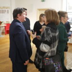 08.01.2025. Kielce. Wernisaż wystawy fotografii Mariusza Uciga " Kielce na starej i nowej fotografii" / Fot. Wiktor Taszłow - Radio Kielce