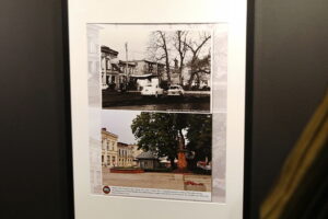 08.01.2025. Kielce. Wernisaż wystawy fotografii Mariusza Uciga " Kielce na starej i nowej fotografii" / Fot. Wiktor Taszłow - Radio Kielce