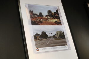 08.01.2025. Kielce. Wernisaż wystawy fotografii Mariusza Uciga " Kielce na starej i nowej fotografii" / Fot. Wiktor Taszłow - Radio Kielce