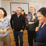 08.01.2025. Kielce. Wernisaż wystawy fotografii Mariusza Uciga " Kielce na starej i nowej fotografii" / Fot. Wiktor Taszłow - Radio Kielce