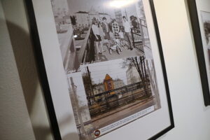 08.01.2025. Kielce. Wernisaż wystawy fotografii Mariusza Uciga " Kielce na starej i nowej fotografii" / Fot. Wiktor Taszłow - Radio Kielce