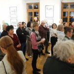 08.01.2025. Kielce. Wernisaż wystawy fotografii Mariusza Uciga " Kielce na starej i nowej fotografii" / Fot. Wiktor Taszłow - Radio Kielce