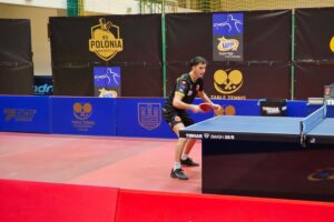 Trudny mecz i wygrana za dwa punkty Polonii - Radio Kielce Mecz 10. kolejki Lotto Superligi tenisistów stołowych: KTS Gliwice - TTcup.com Polonia Wąchock / Fot. Maciej Makuła - Radio Kielce