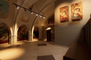 Zamek w Stopnicy. Wizualizacja wystawy historycznej / źródło: Miasto i Gmina Stopnica