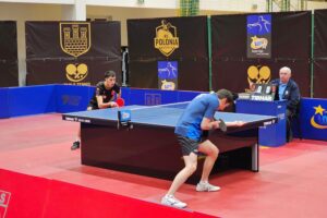 Trudny mecz i wygrana za dwa punkty Polonii - Radio Kielce Mecz 10. kolejki Lotto Superligi tenisistów stołowych: KTS Gliwice - TTcup.com Polonia Wąchock / Fot. Maciej Makuła - Radio Kielce
