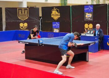 Mecz 10. kolejki Lotto Superligi tenisistów stołowych: KTS Gliwice - TTcup.com Polonia Wąchock / Fot. Maciej Makuła - Radio Kielce