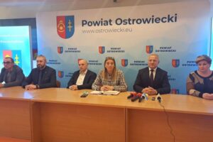 08.12.2025. Ostrowiec Świętokrzyski. Konferencja nt. powołania nowego dyrektora szpitala / Fot. Anna Głąb - Radio Kielce