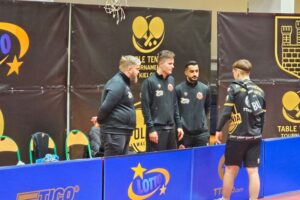 Trudny mecz i wygrana za dwa punkty Polonii - Radio Kielce Mecz 10. kolejki Lotto Superligi tenisistów stołowych: KTS Gliwice - TTcup.com Polonia Wąchock / Fot. Maciej Makuła - Radio Kielce