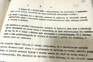 Kielce. Archiwum Państwowe w Kielcach. Akta Wydziału do spraw Wyznań / Fot. Dorota Klusek - Radio Kielce