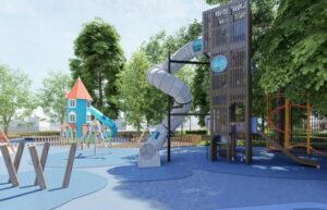 Jędrzejów. Park 700-lecia Jędrzejowa - wizualizacja