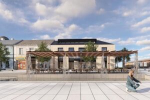 Jędrzejów. Rynek - wizualizacja