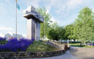 Serce Jędrzejowa zyska nowe oblicze - Radio Kielce Jędrzejów. Park 700-lecia Jędrzejowa - wizualizacja