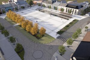 Serce Jędrzejowa zyska nowe oblicze - Radio Kielce Jędrzejów. Rynek - wizualizacja