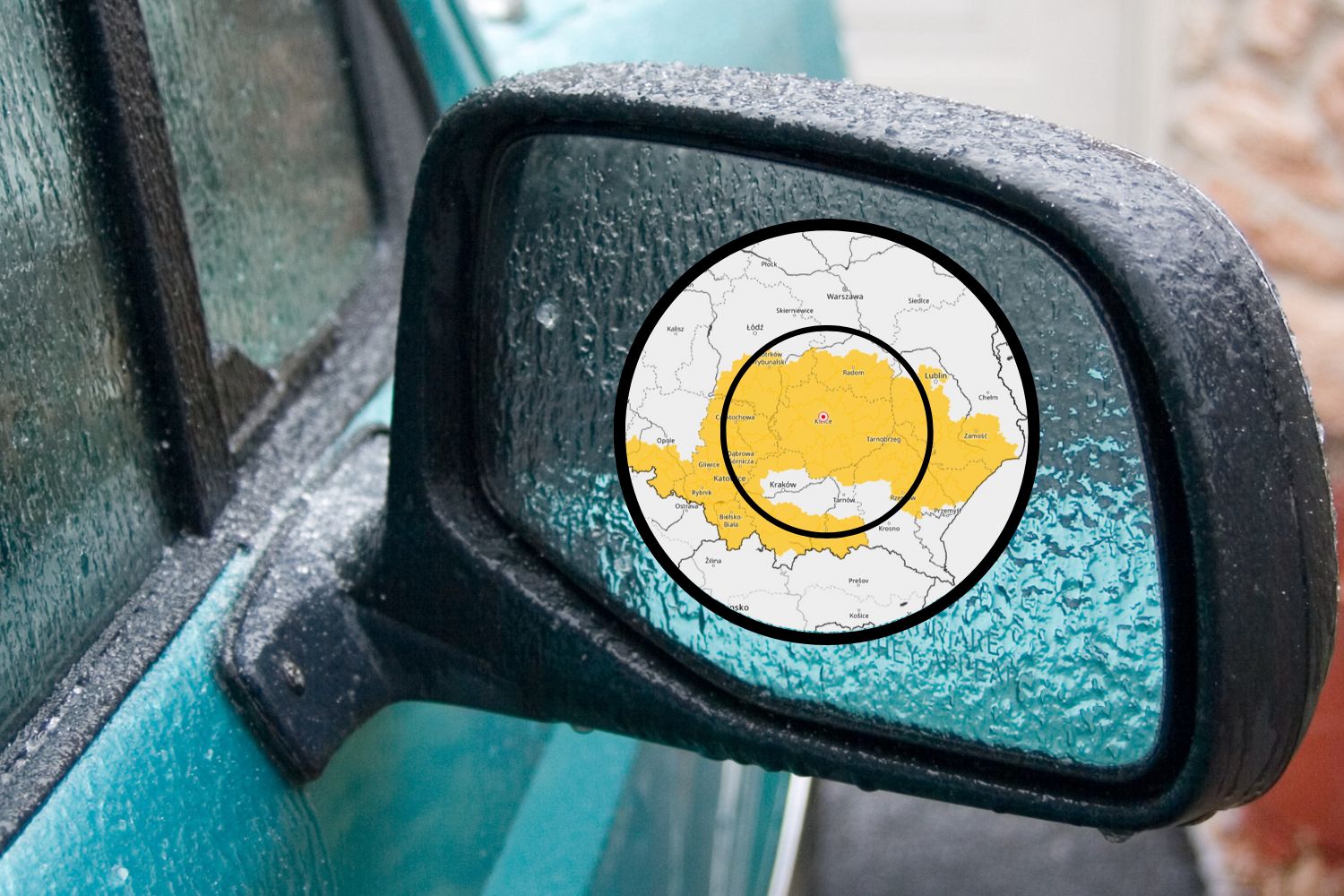 Świętokrzyskie w strefie marznących opadów