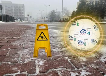 „Szklanka" na drogach i chodnikach. Synoptycy ostrzegają