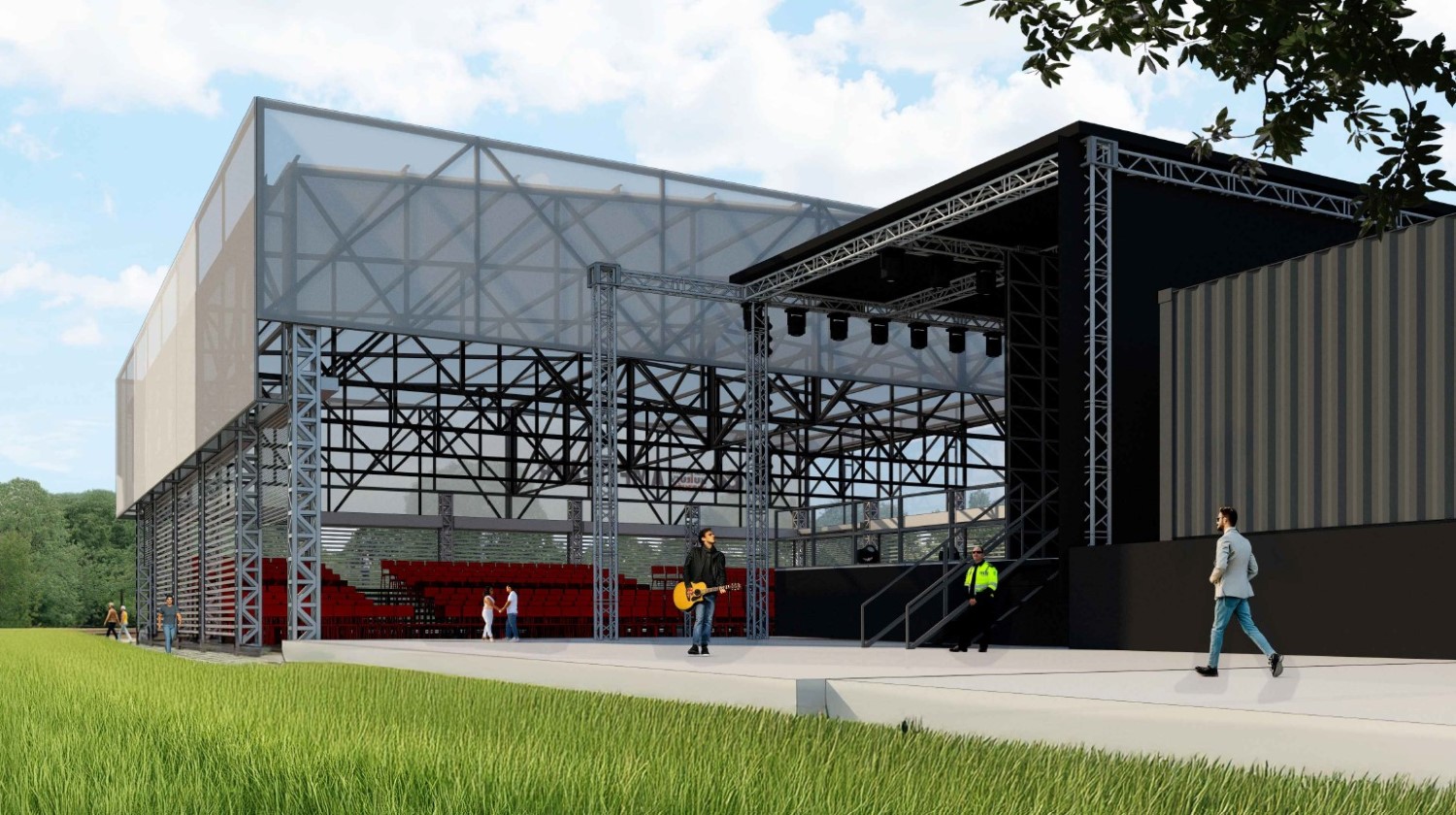 W regionie ma powstać nowy amfiteatr. Projekt już gotowy - Radio Kielce Wizualizacje amfiteatru przy Centrum Kultury Jędrzejów / źródło: Urząd Miejski w Jędrzejowie