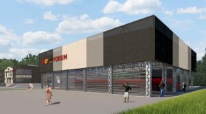 Wizualizacje amfiteatru przy Centrum Kultury Jędrzejów / źródło: Urząd Miejski w Jędrzejowie