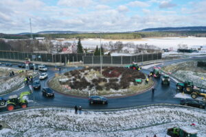 Cedzyna. Protest rolników - Radio Kielce