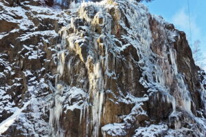Kielce. Lodospad na Kadzielni - Radio Kielce