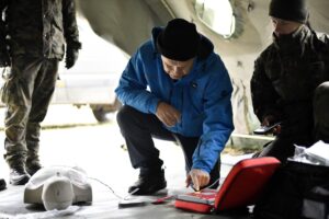 Żołnierze uczyli jak przetrwać - Radio Kielce 06.12.2025. Kielce. Szkolenie „wGotowości” / źródło: Centrum Przygotowań do Misji Zagranicznych