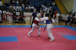 06.12.2025. Kielce. Świętokrzyska Liga Karate Kyokushin Koronea Cup – edycja mikołajkowa / Fot. Maciej Makuła - Radio Kielce